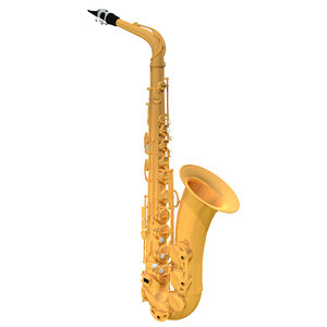 3d model alto sax saxophone