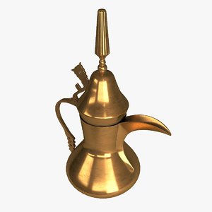 dallah arabic teapot 3d max