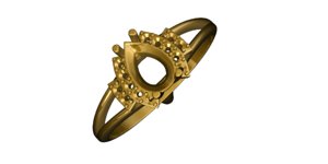 gold ring 3d model