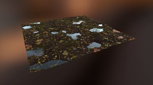 Forest Ground Tiling Texture