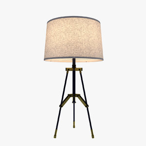 3d table lamp modern - model