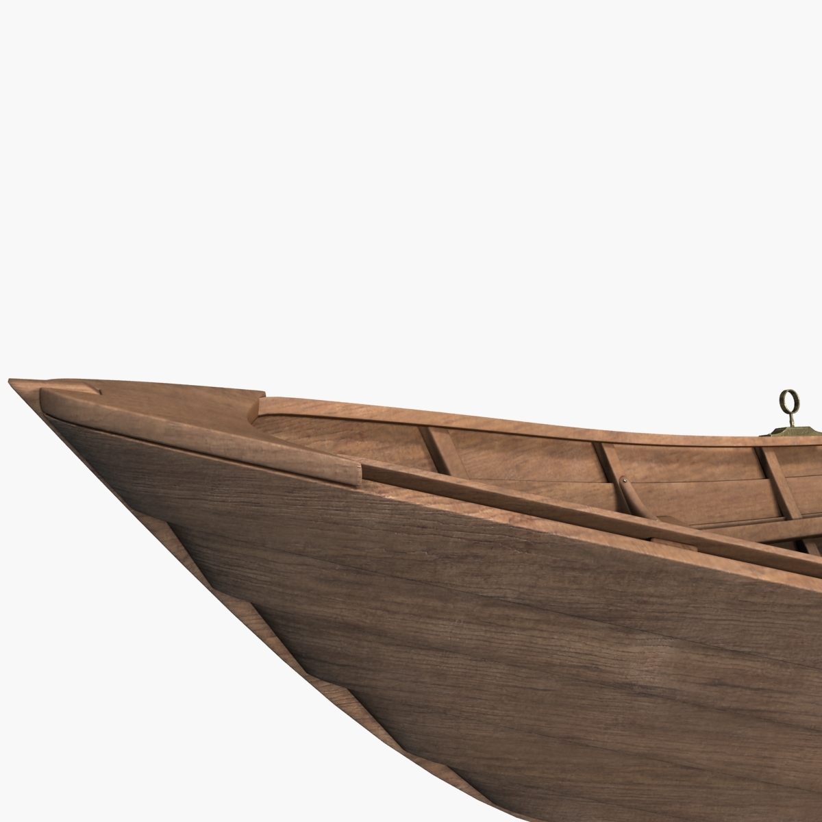 3d wooden boat model