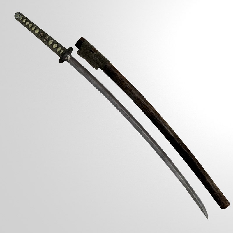 3d Model Historical Katana 3532