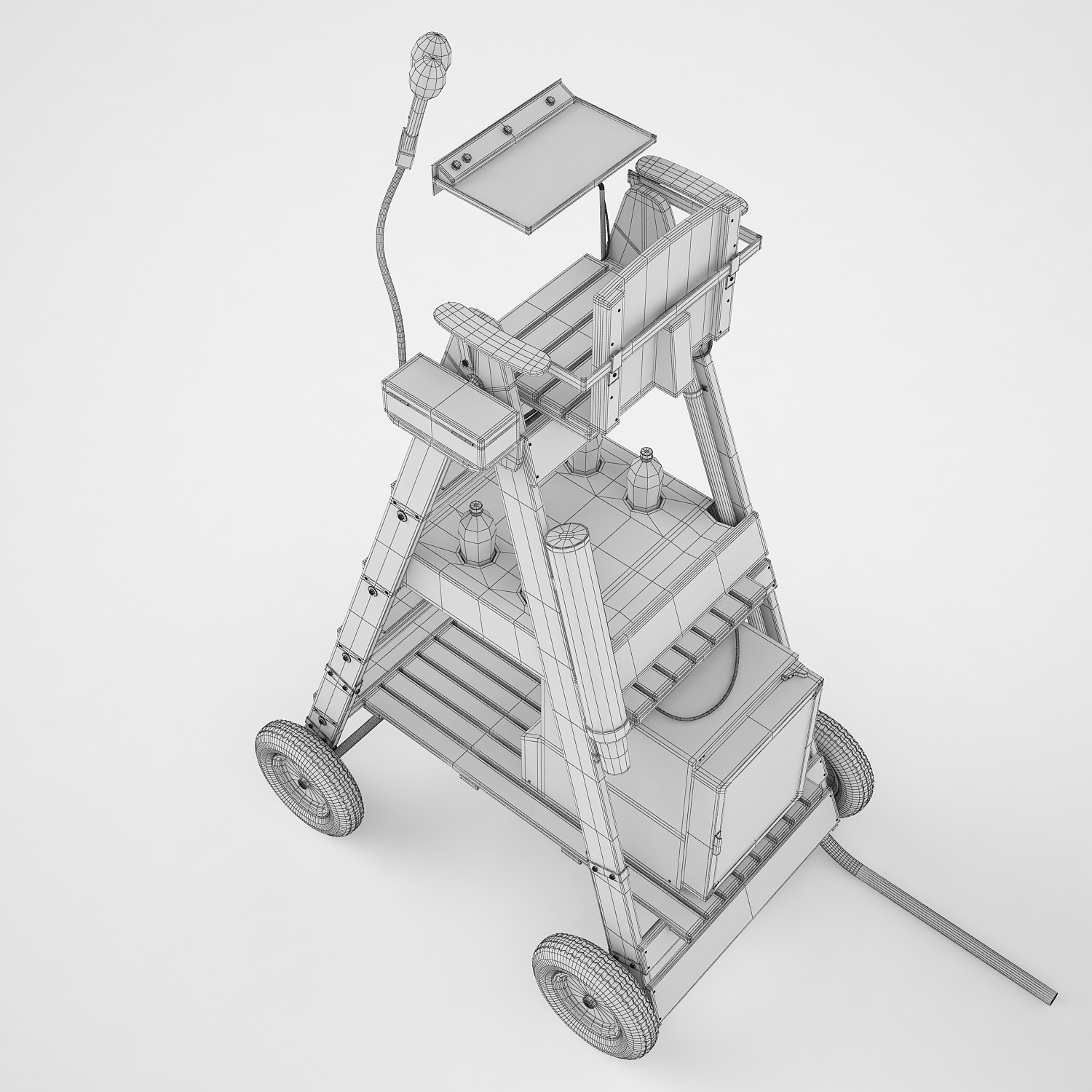 3d tennis umpire chair