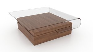 mystic coffee table zuo 3d model