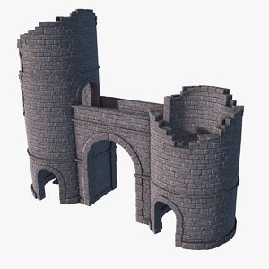 castle gate ruins max