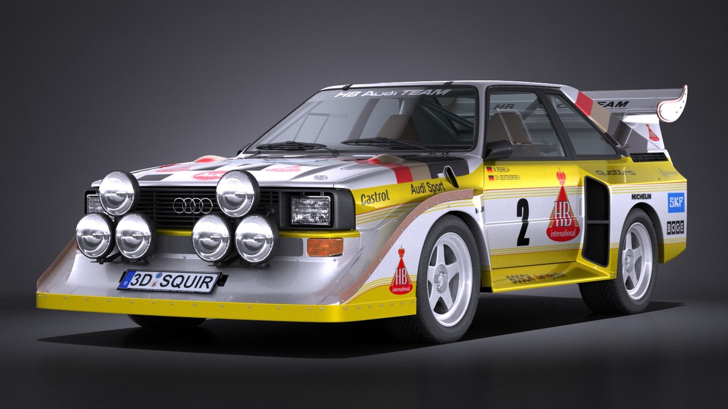 Audi Sport Quattro S1 E2 1985 VRAYAudi Sport Quattro S1 E2 1985 VRAY