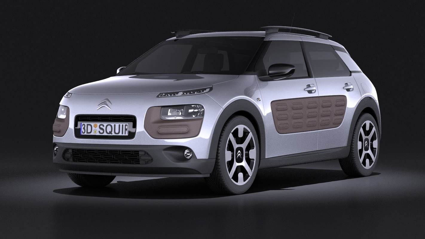 citroen c4 cactus 3d model