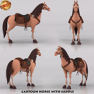 3d mane saddle model