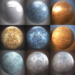 Metal Textures Pack 001
