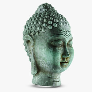 buddha head obj