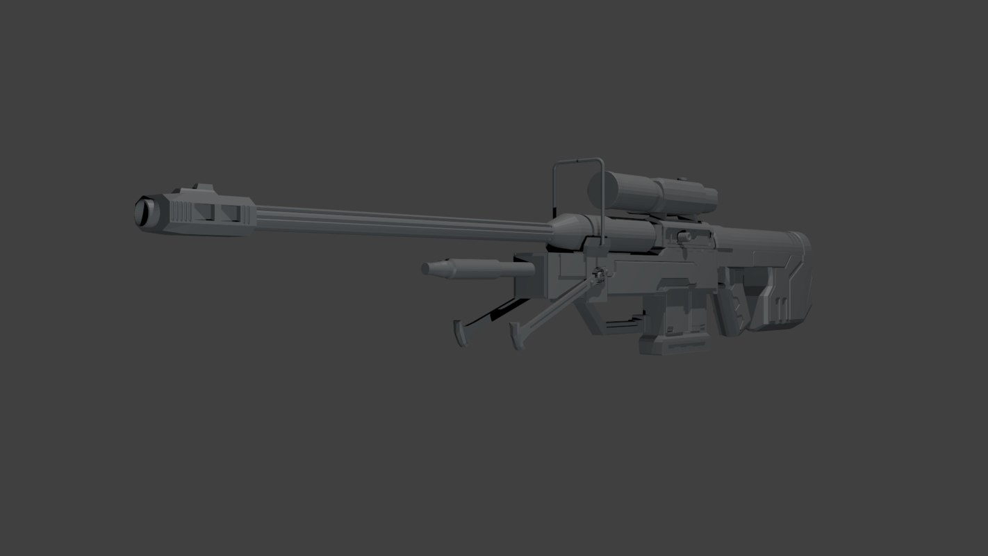 3d halo sniper rifle