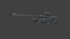 3d halo sniper rifle