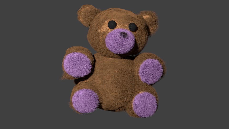 oasis teddy bear 3d