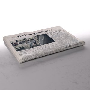 Newspaper 3D Models for Download | TurboSquid