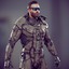 3d max sci-fi soldier games character rigged