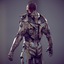 3d max sci-fi soldier games character rigged
