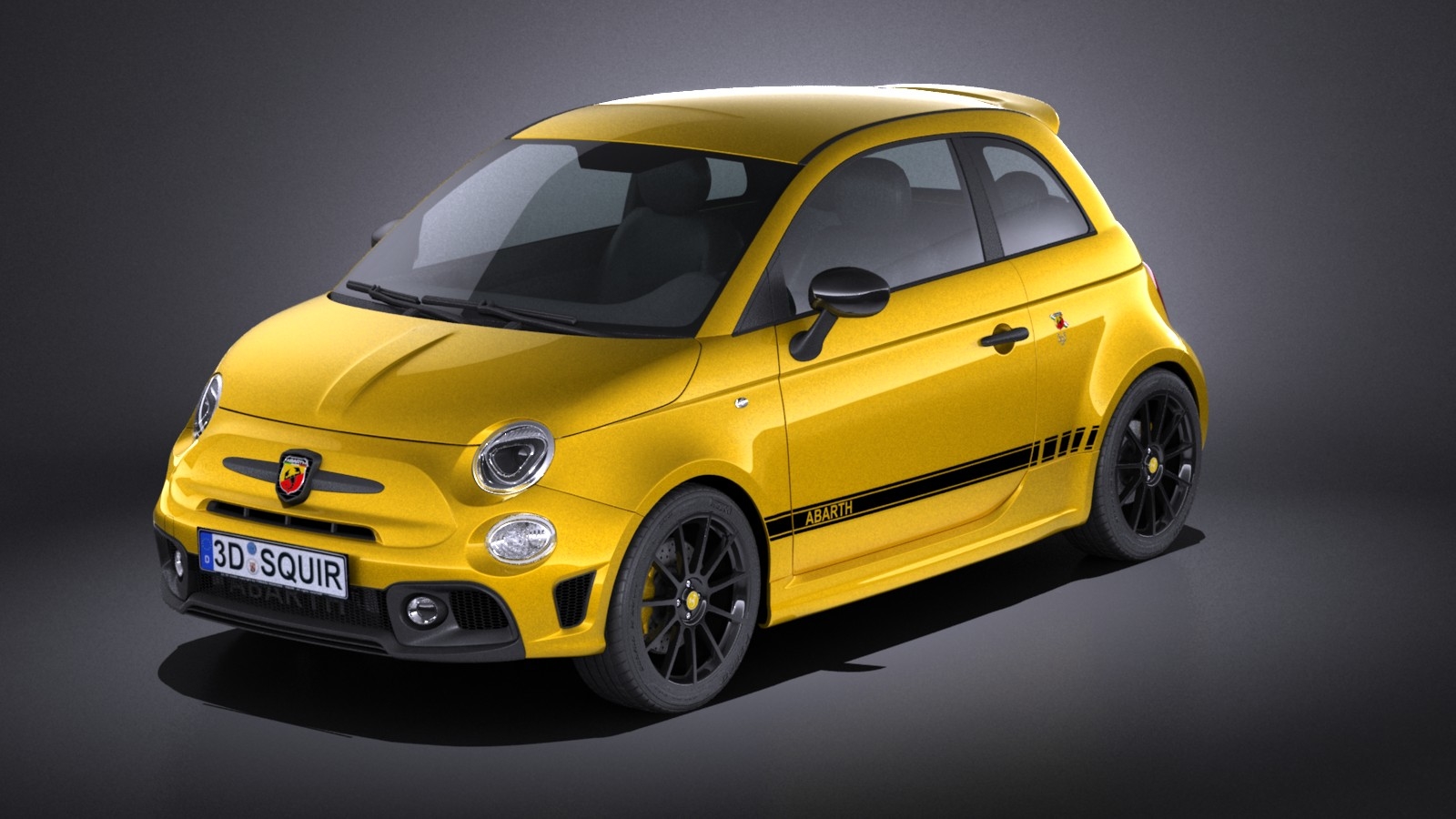 Fiat 595 Abarth 3d Model