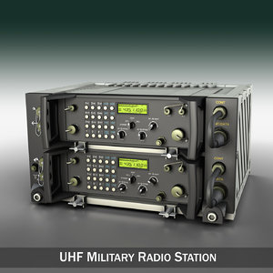 c4d radio military uhf