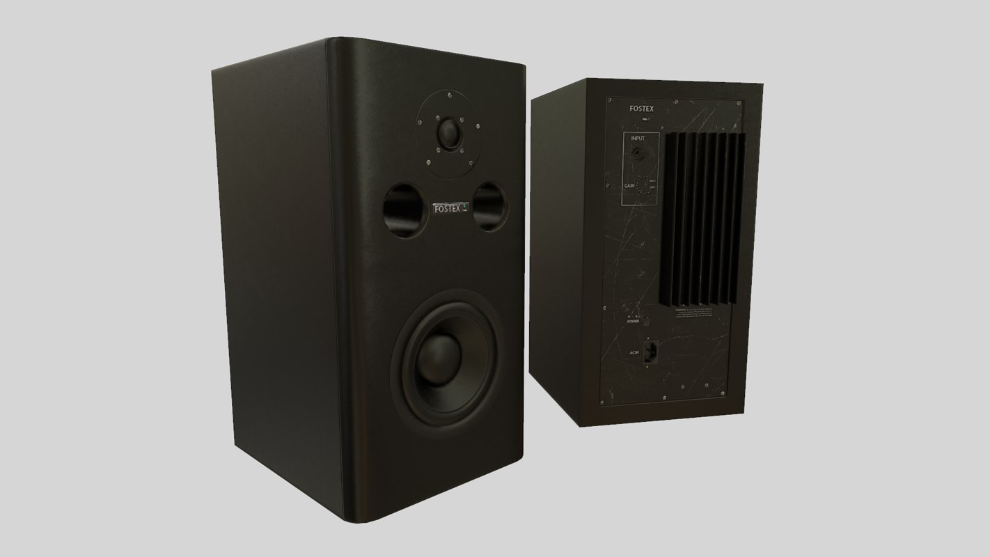 3d model speakers