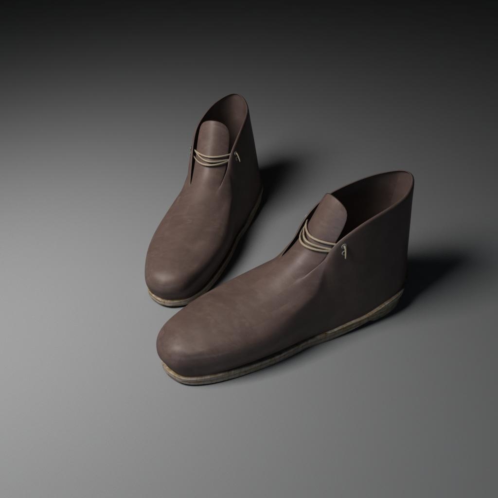 obj tan shoes