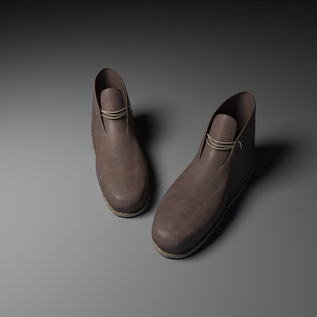 obj tan shoes