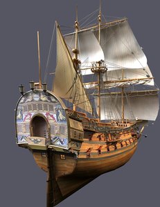 ship 1712 1 3d model