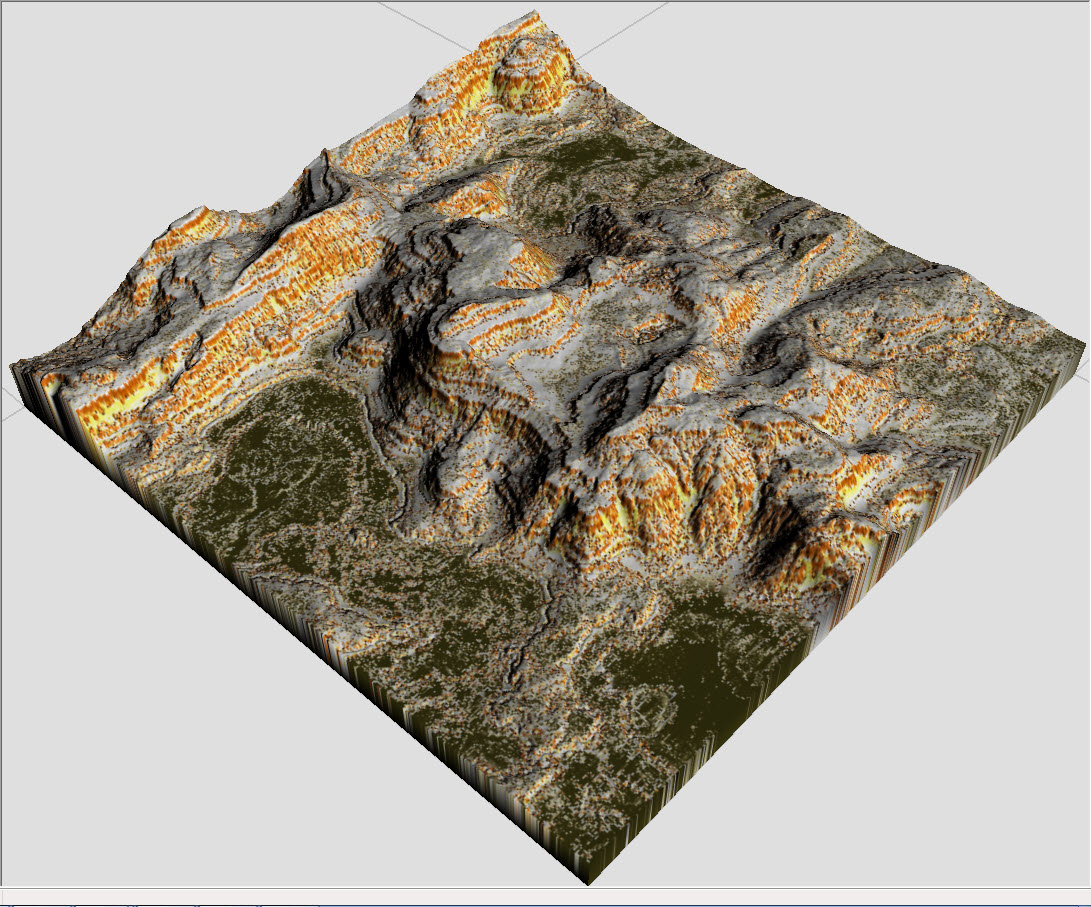 地形集合3d模型