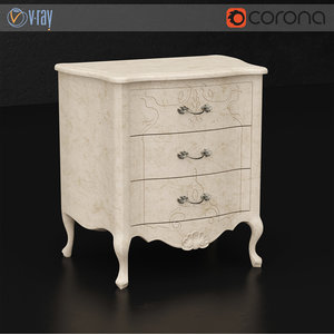 vittorio grifoni bedside table 3d max