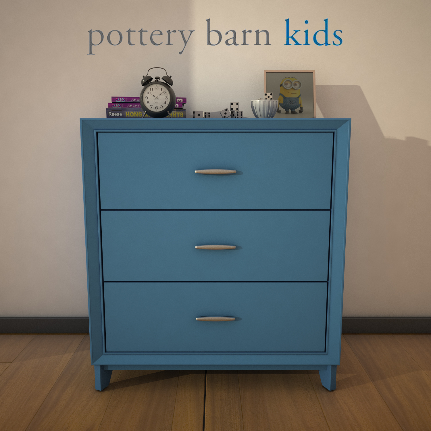 3d Model Of Potterybarn Reesedresser