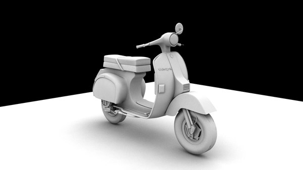 Vespa Pk 3d Obj