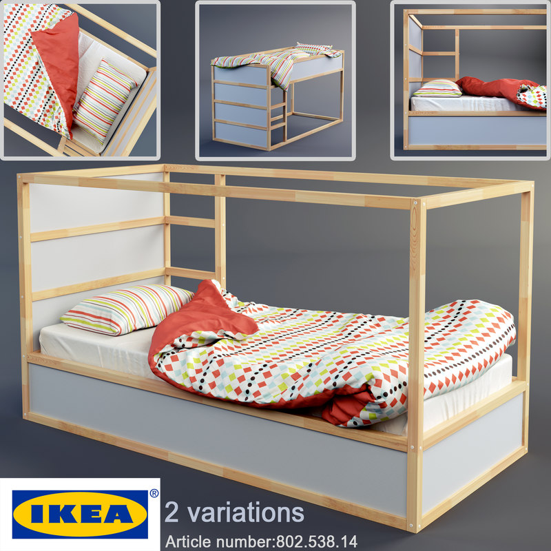 X Children Bed Ikea Kura