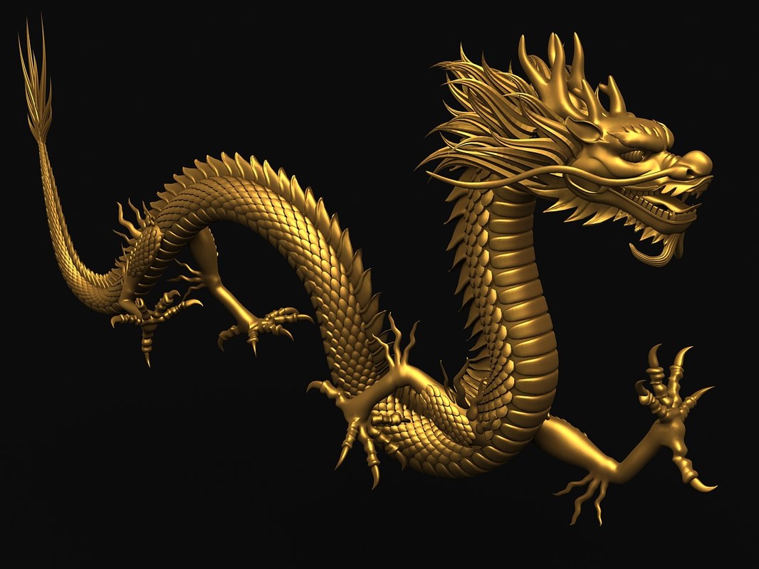 Chinese Dragon 3d Print