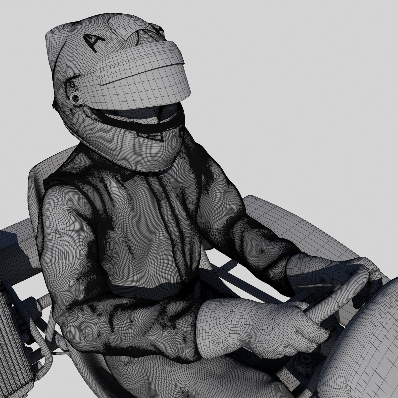 3d Model Go kart Kart 3d Model Go kart Kart