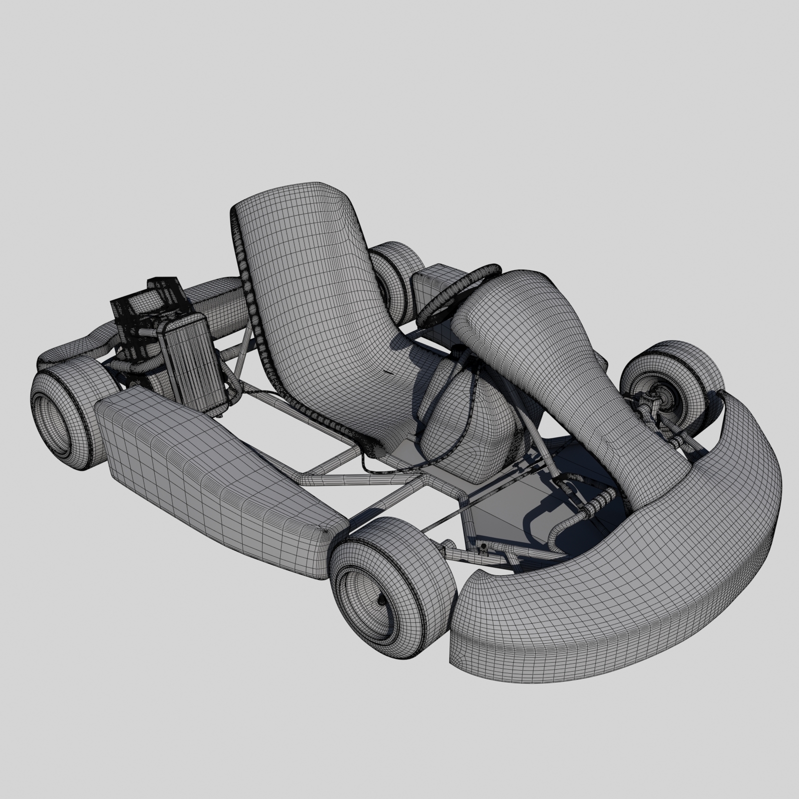 3d Model Go kart Kart