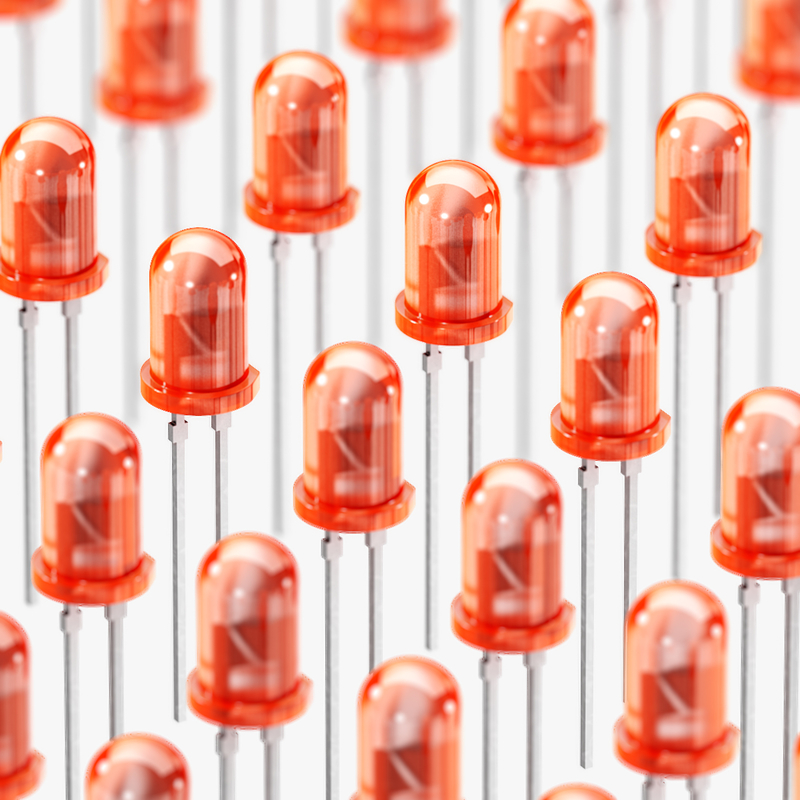 led component dip 3d model