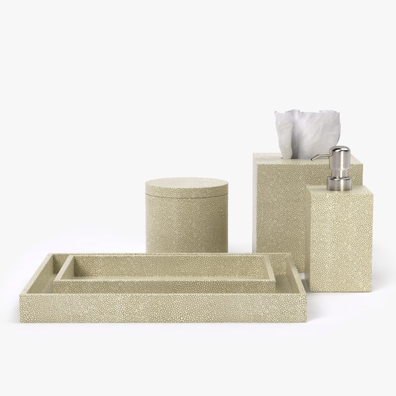 3ds restoration hardware shagreen bath
