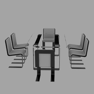 table chairs obj