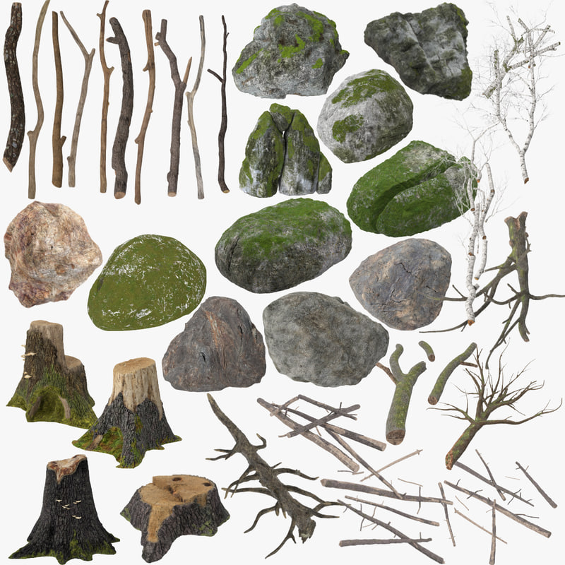 nature object 3d c4d