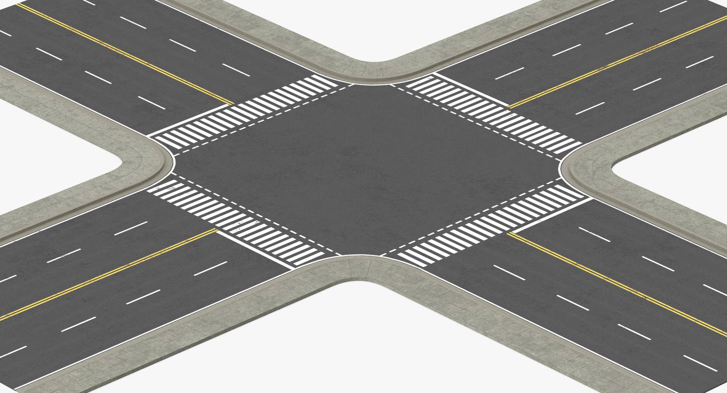 4-lane-street-intersection-3d-obj