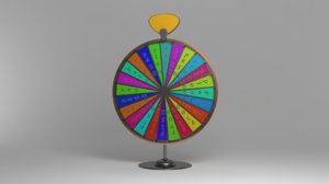 fortune wheel 3d model