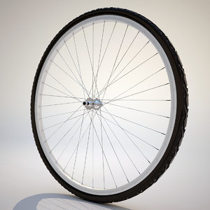 bicycle wheel 3d max