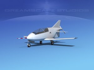 plane bd-5 bede 3d model