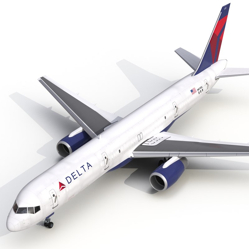 boeing 757-200f delta air lines 3ds