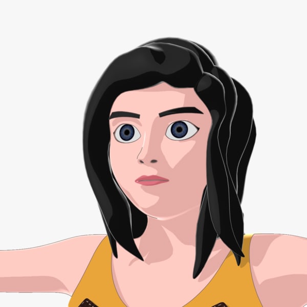 cinema 4d女孩模型