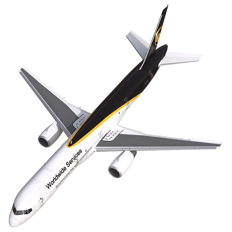 boeing 757-200f ups airlines 3d model