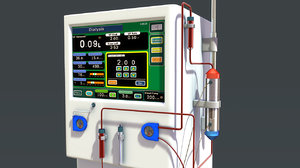 3d model dialysis machine