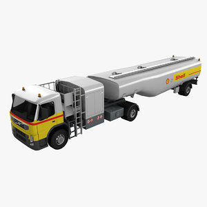 3d airport fuel truck model