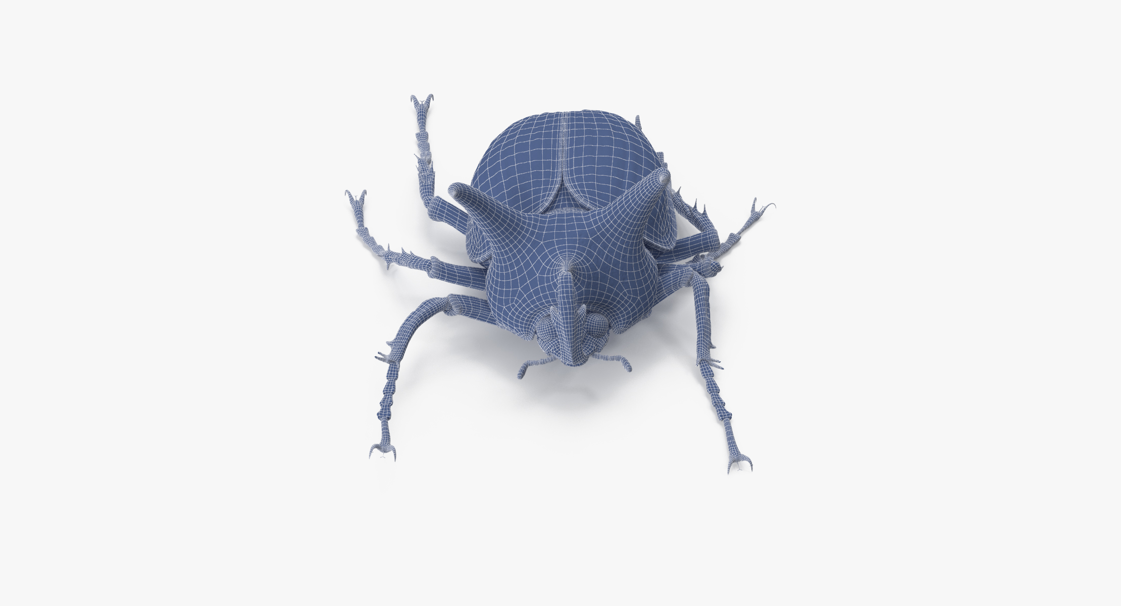 rhinoceros beetle pose 013d模型