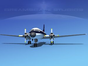 propellers convair cv-580 3d model